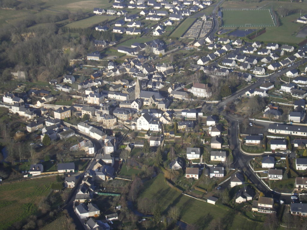 Parné - vue aérienne